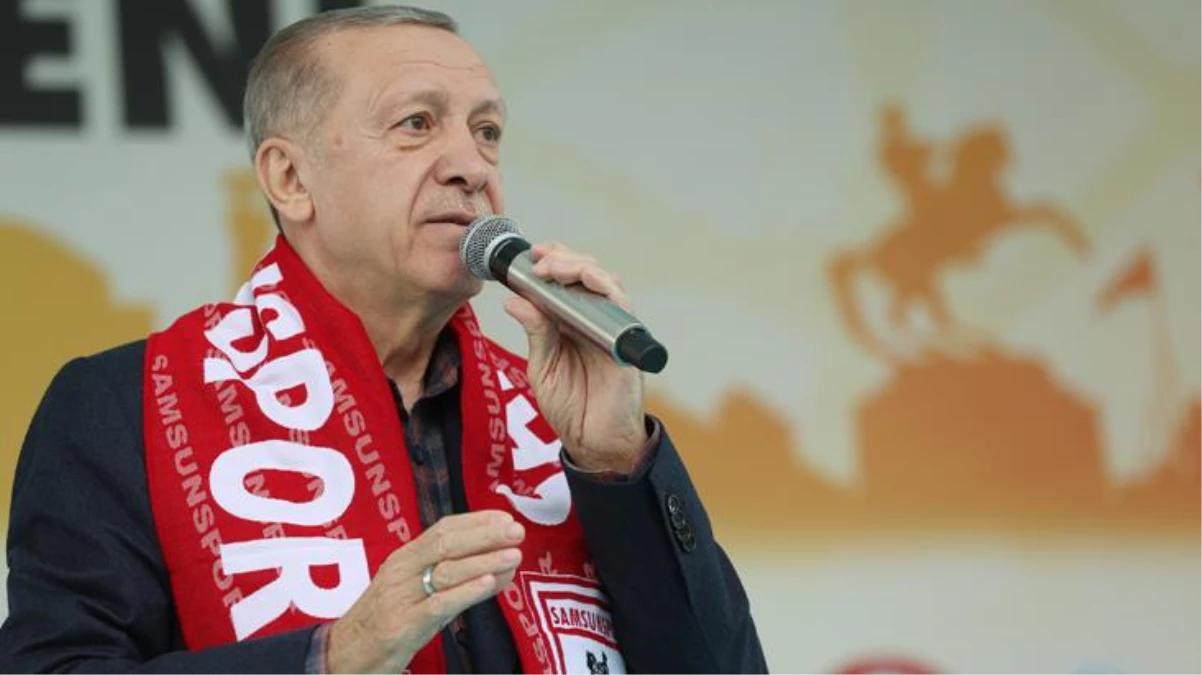 Samsun\'da konuşan Cumhurbaşkanı Erdoğan\'dan dikkat çeken sözler: Kendi adımıza son defa destek istiyoruz