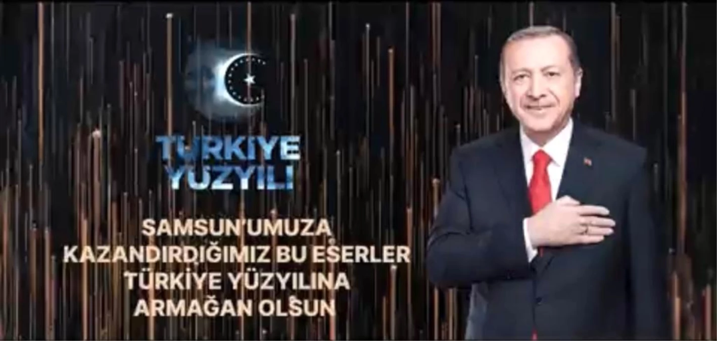Cumhurbaşkanı Erdoğan\'dan Samsun klibi
