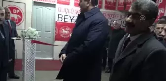 DP Genel Başkanı Uysal, partisinin il binası açılışında konuştu