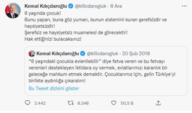 Kılıçdaroğlu'ndan '6 yaşındaki çocuğa cinsel istismar' tepkisi: Dünyayı başlarına yıkın, neyi bekliyorsunuz? Kılıçdaroğlu'ndan '6 yaşındaki çocuğa cinsel istismar' tepkisi: Dünyayı başlarına yıkın, neyi bekliyorsunuz?
