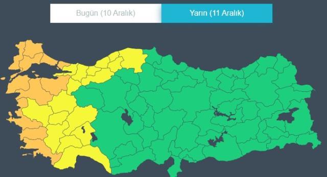 Meteoroloji'den İstanbul için turuncu kodlu uyarı! Çok şiddetli geliyor