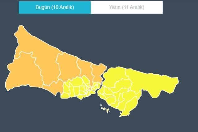 Meteoroloji'den İstanbul için turuncu kodlu uyarı! Çok şiddetli geliyor