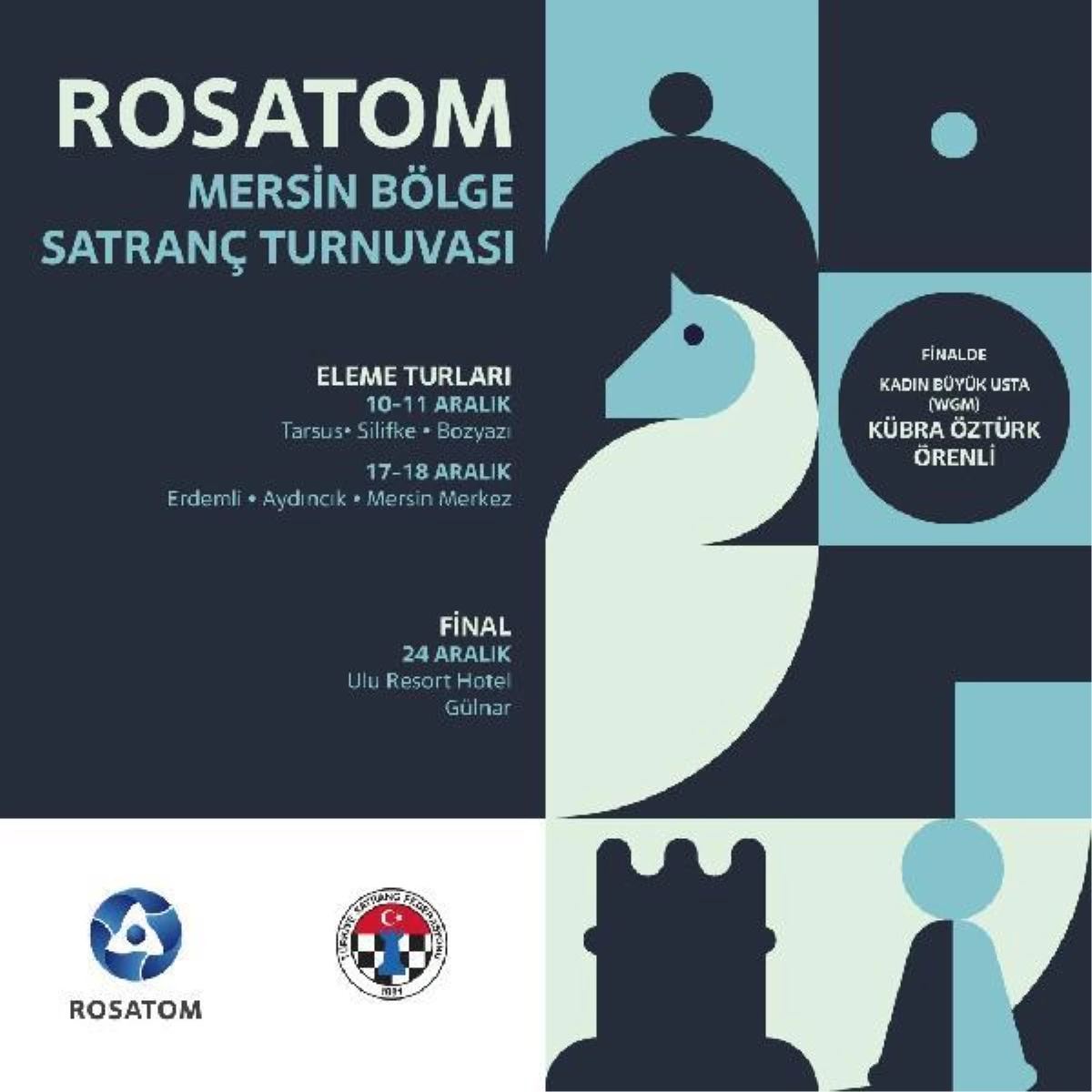 Rosatom Mersin Bölge Satranç Turnuvası başladı
