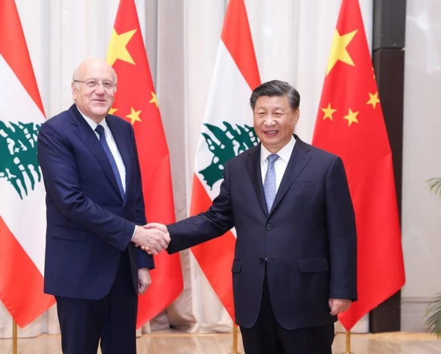 Xi, Lübnan Başbakanı ile İkili İlişkileri Görüştü