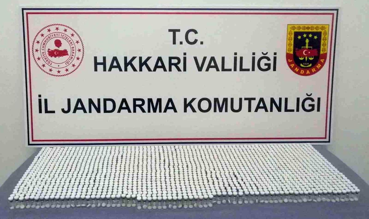 Yüksekova\'da bin 690 adet kaçak botoks malzemesi ele geçirildi