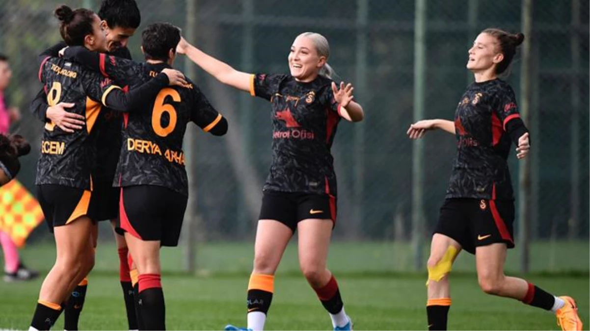 Galatasaray Kadın Futbol Takımı rakibine gol yağdırdı! Skorlar tabelaya sığmadı