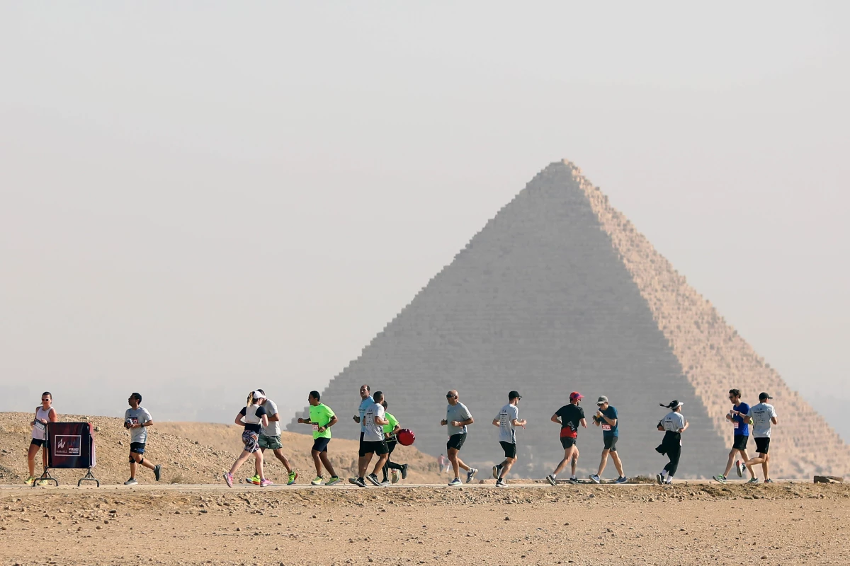 Mısır Piramitleri Yarı Maratona Ev Sahipliği Yaptı