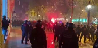 Fas taraftarlarının sevinç gösterisi