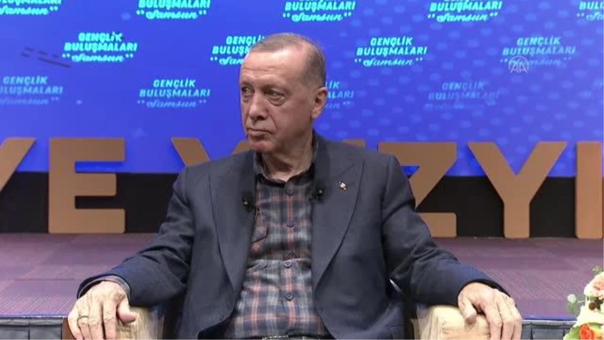 Samsun Gençlik Buluşması - Cumhurbaşkanı Erdoğan, konsere eşlik etti (2)