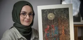 Sanatçı Saliha Beyza Umurca, sabrın en ince hali Kat'ı sanatını anlattı (2)