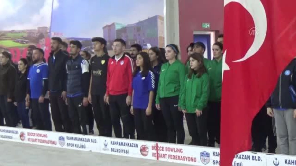 Türkiye 1. Bocce Ligi 1. etabı Kahramankazan\'da yapıldı