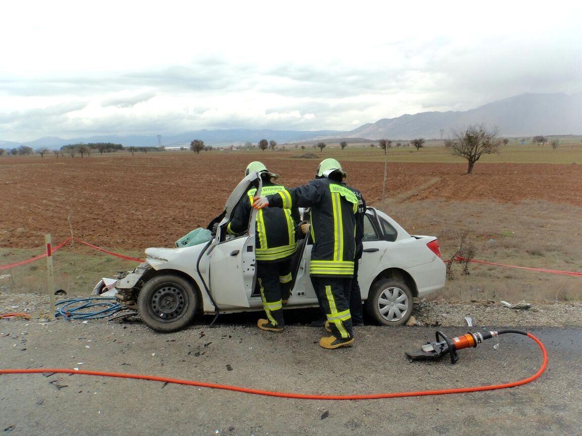 Denizli\'de son 1 haftada 137 trafik kazası meydana geldi