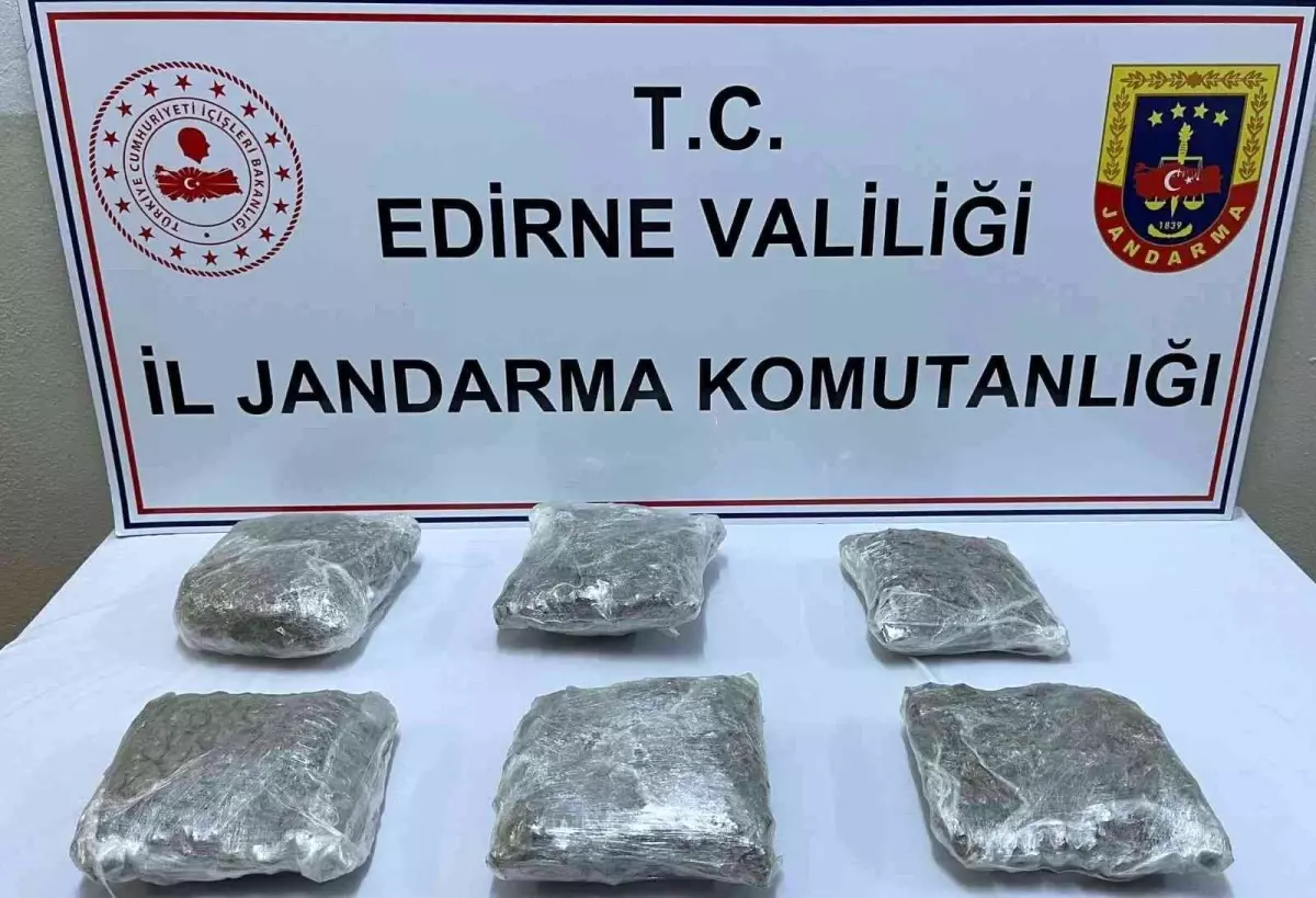 Edirne\'de jandarma ekipleri uyuşturucuya geçit vermiyor