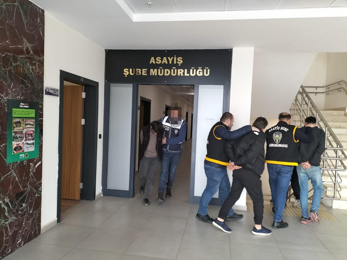 Kahramanmaraş\'ta 4 hırsızlık şüphelisi tutuklandı