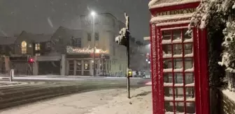 Londra'da kar yağışı başladı (3)