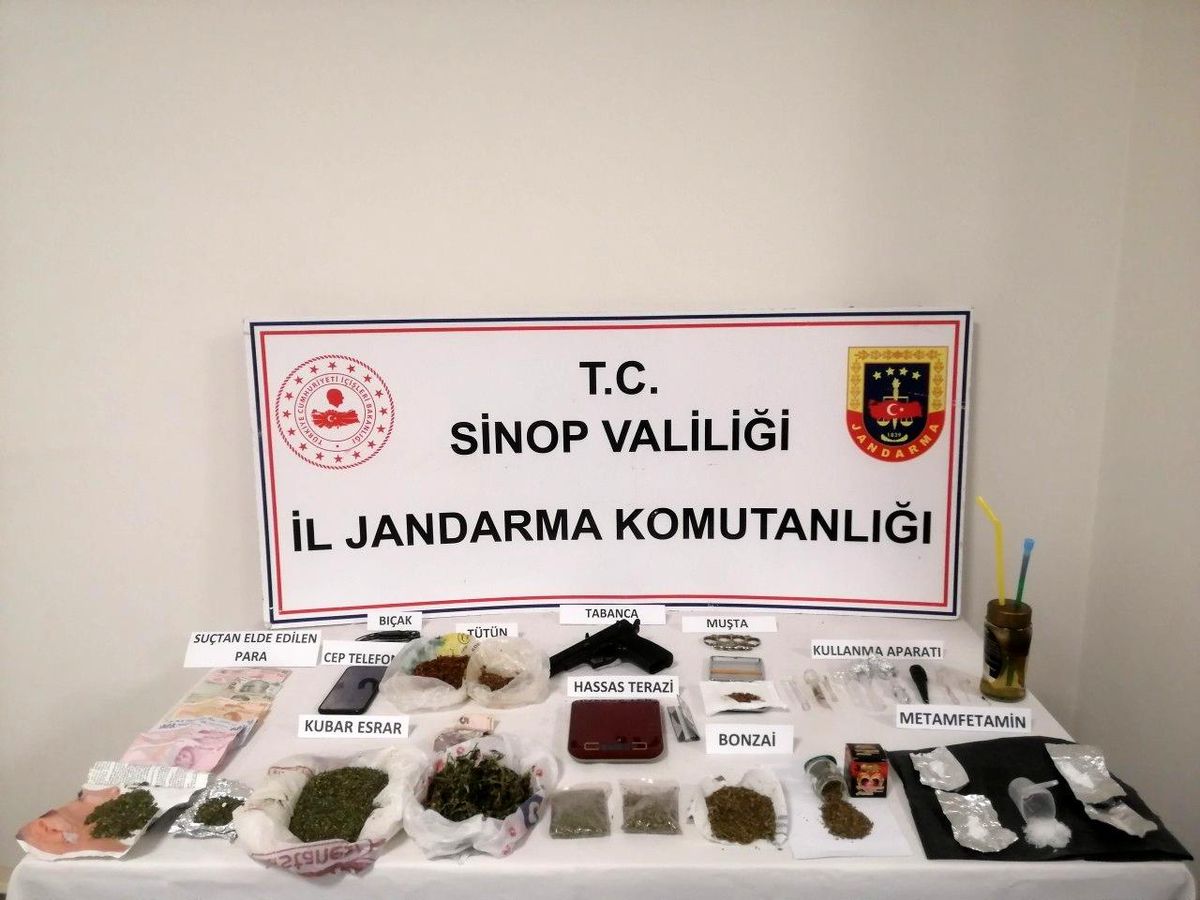 Sinop\'ta uyuşturucu operasyonu