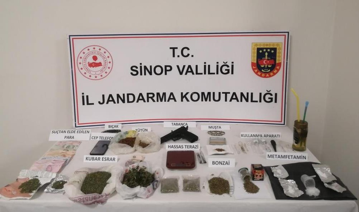Sinop\'ta uyuşturucu operasyonunda 2 kişi yakalandı