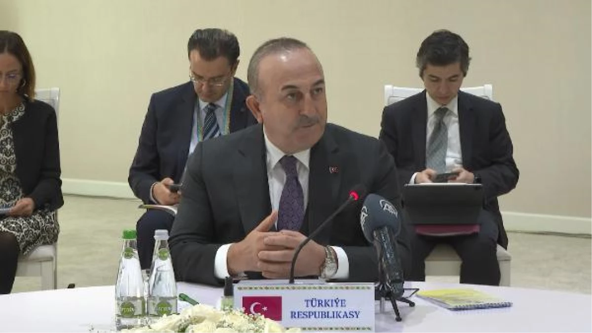 Çavuşoğlu, Türkiye-Azerbaycan-Türkmenistan Üçlü Dışişleri Bakanları Toplantısı\'na katıldı