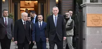 Cumhurbaşkanı Erdoğan ile MHP Genel Başkanı Bahçeli'nin görüşmesi sona erdi
