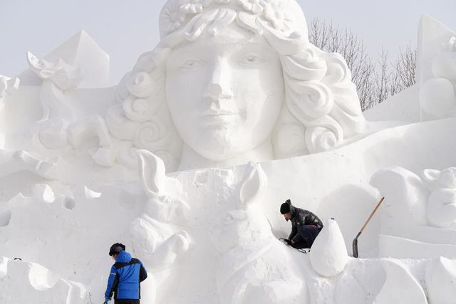 Harbin, Güneş Adası Uluslararası Kardan Heykel Sanat Sergisi'ne Ev Sahipliği Yapıyor
