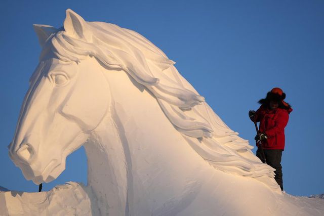 Harbin, Güneş Adası Uluslararası Kardan Heykel Sanat Sergisi'ne Ev Sahipliği Yapıyor
