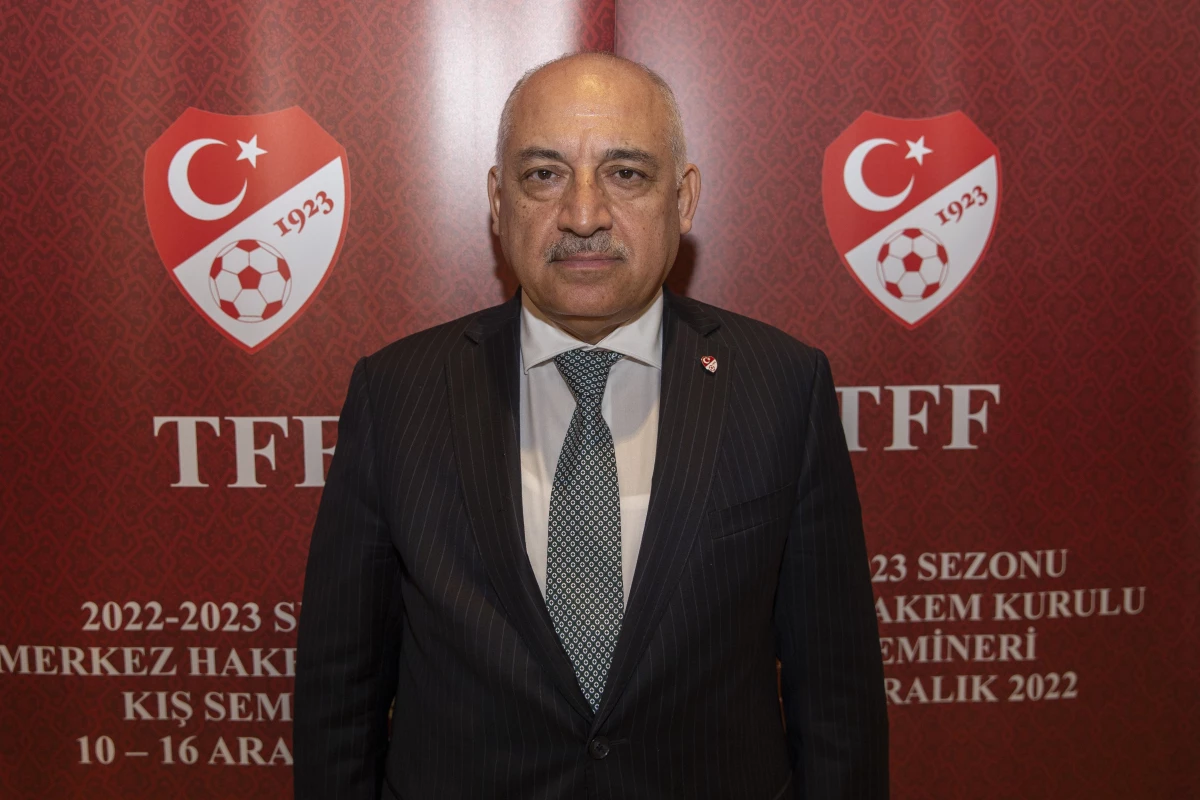 TFF Başkanı Büyükekşi: Maçların hakem atamasını kulüp başkanlarımızla yapacağız