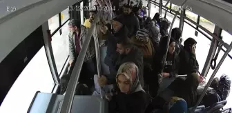 Trafik kazasını görüp bayılan kadını, otobüs şoförü hastaneye böyle yetiştirdi