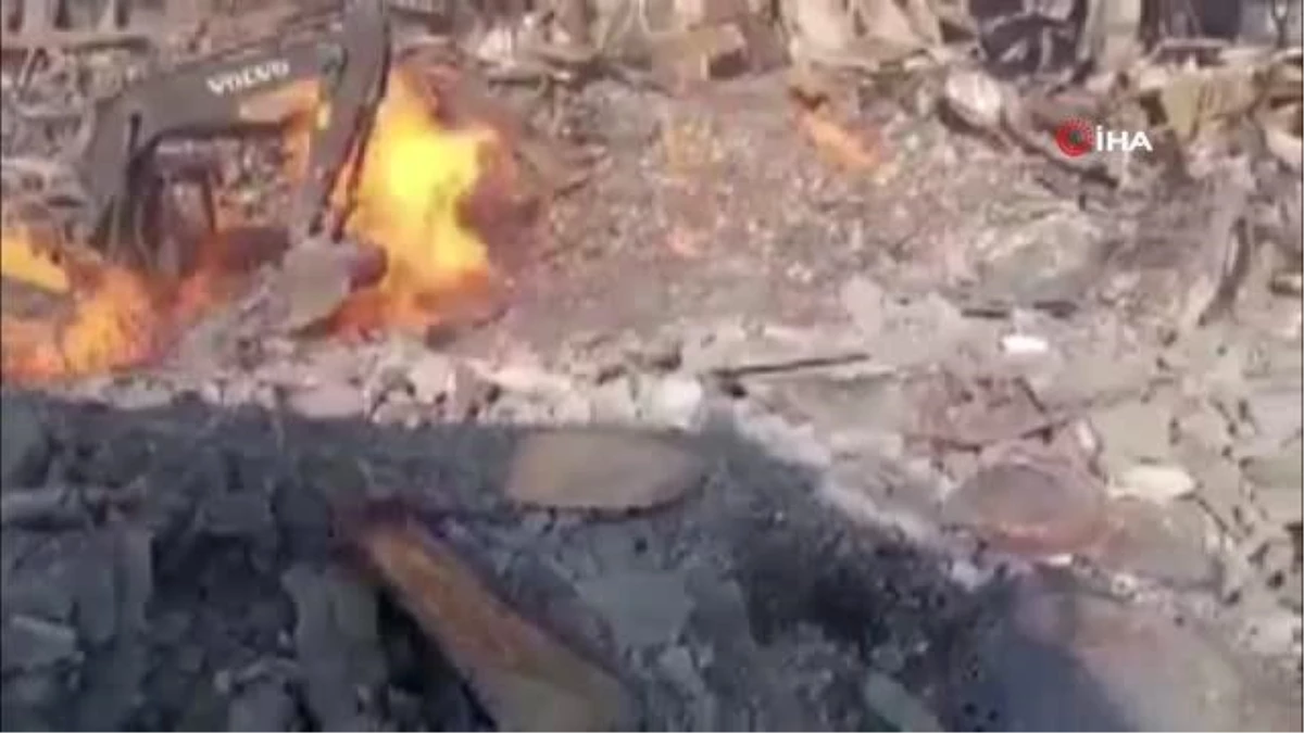 Bağdat'ta enkaz kaldırma çalışması sırasında patlama: 2 yaralı