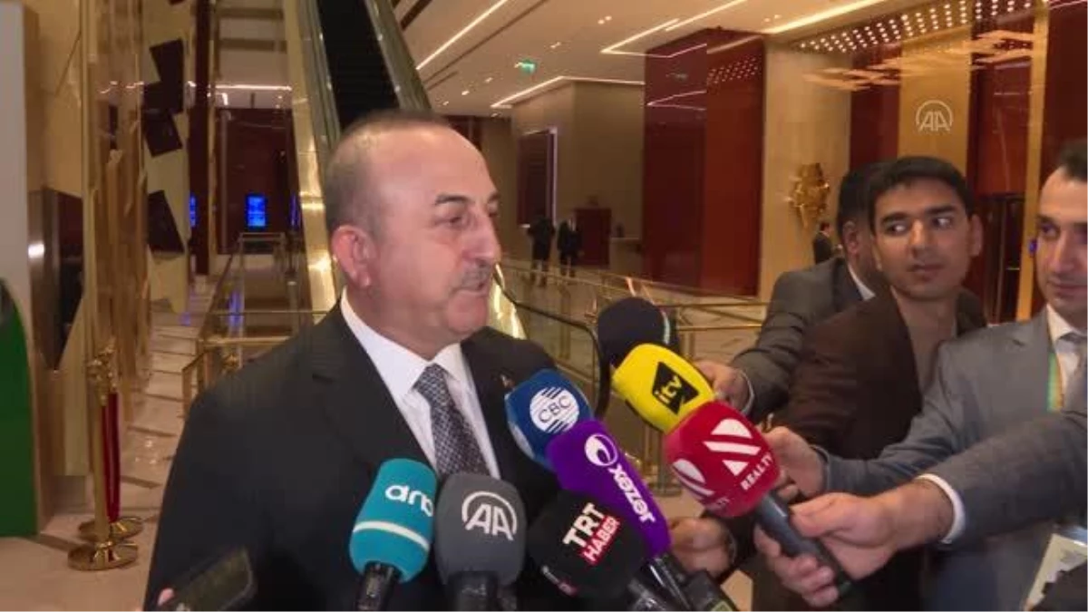 Çavuşoğlu, Türkiye-Azerbaycan-Türkmenistan Zirvesi sonrası televizyon kanallarının sorularını yanıtladı Açıklaması