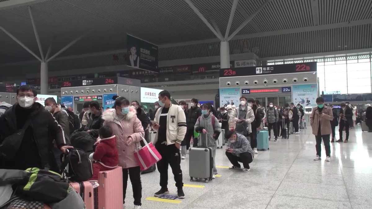Çin\'de Demiryolu Yolcu Seferleri Önemli Ölçüde Toparlandı