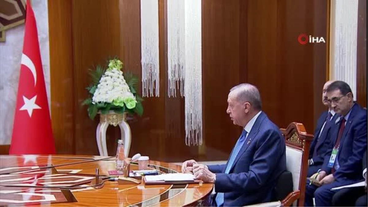 Cumhurbaşkanı Recep Tayyip Erdoğan, Avaza\'da düzenlenen Türkiye-Azerbaycan-Türkmenistan Devlet Başkanları Zirvesi\'nde yaptığı konuşmada, "En başından...