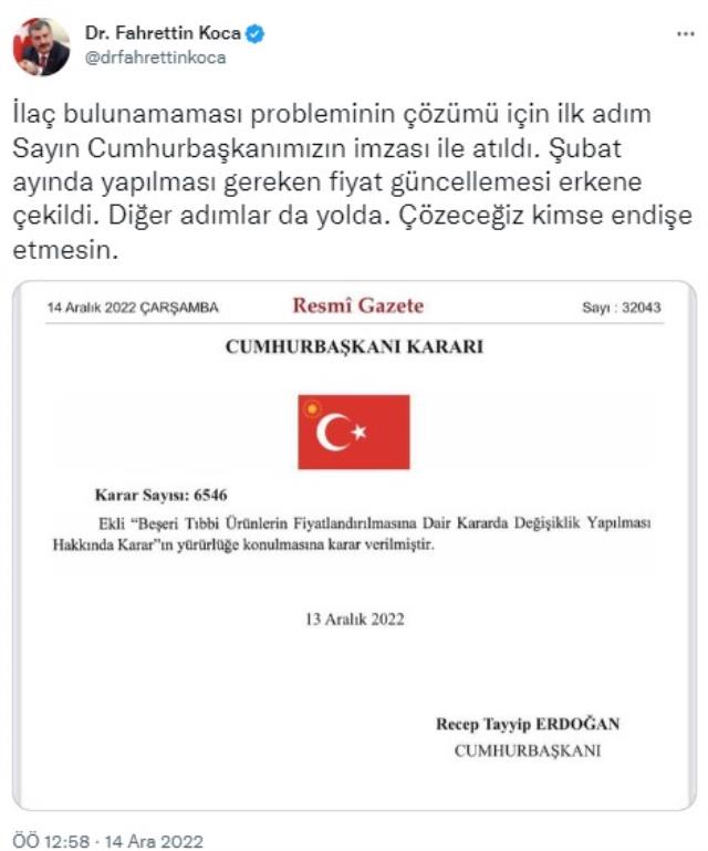 İlaç fiyatlarına yüzde 36 zam!
