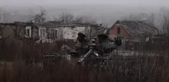 İzyum'da şiddetli çatışmalara sahne olan Kamyanka köyünde fırtına sonrası sessizliği