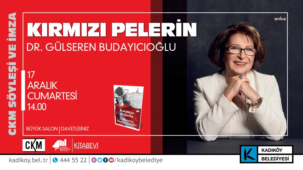 Kadıköy\'de Budayıcıoğlu Söyleşisi: Kırmızı Pelerin