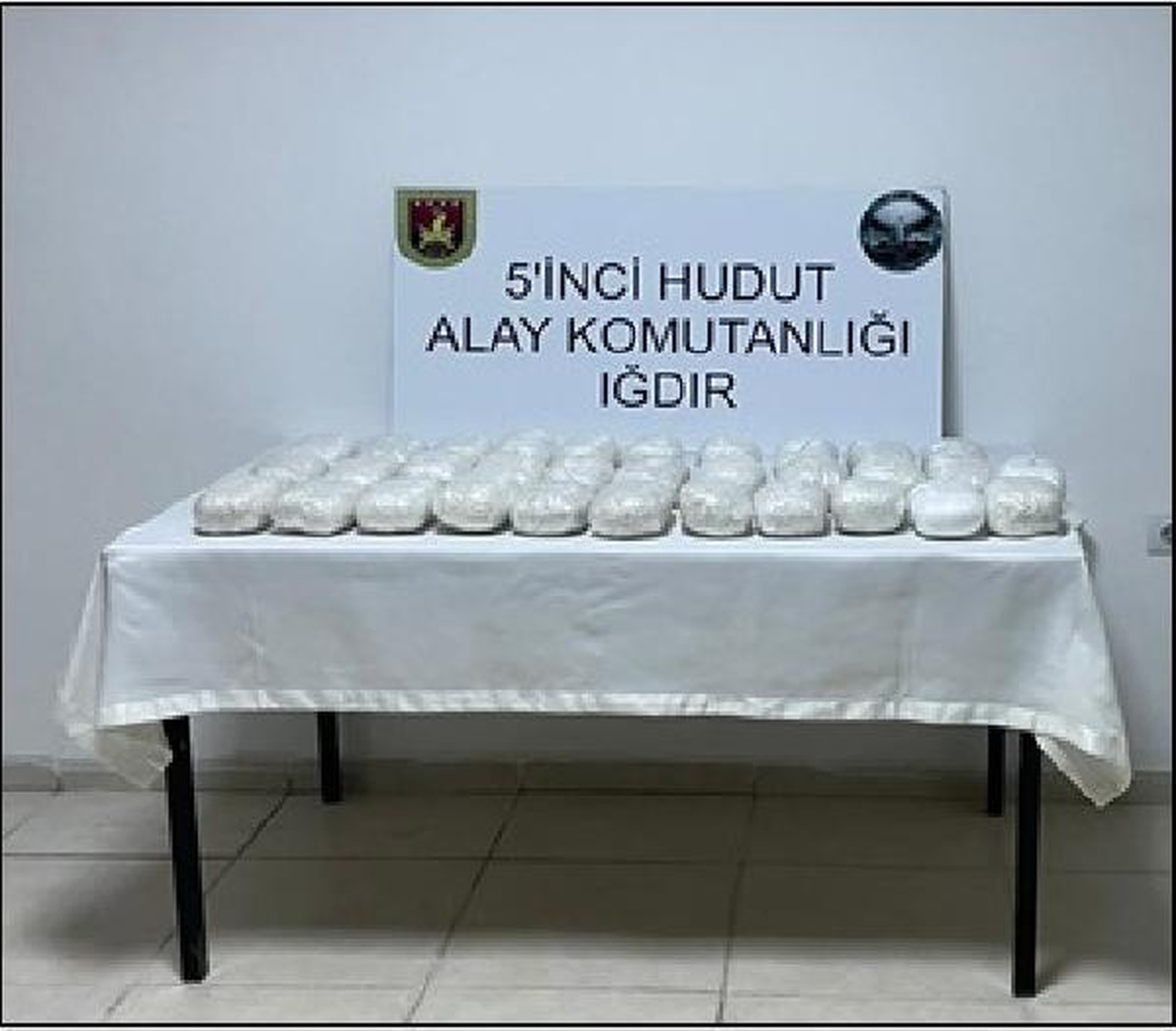 MSB: Hudut hattında 31,5 kilo metamfetamin ele geçirildi