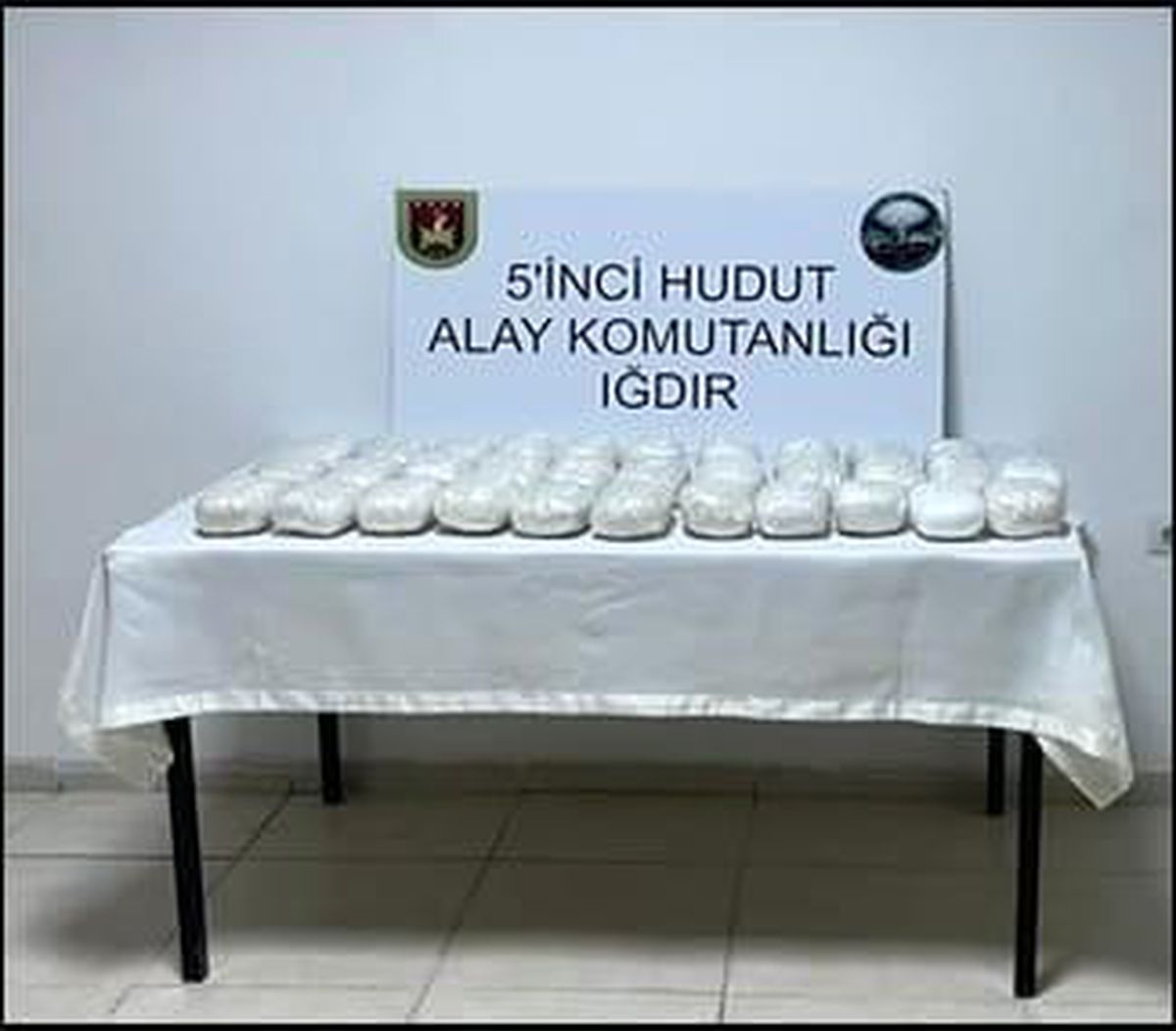MSB: "Hudut kartallarımız 31 bin 587 gram metamfetamin ele geçirdi"