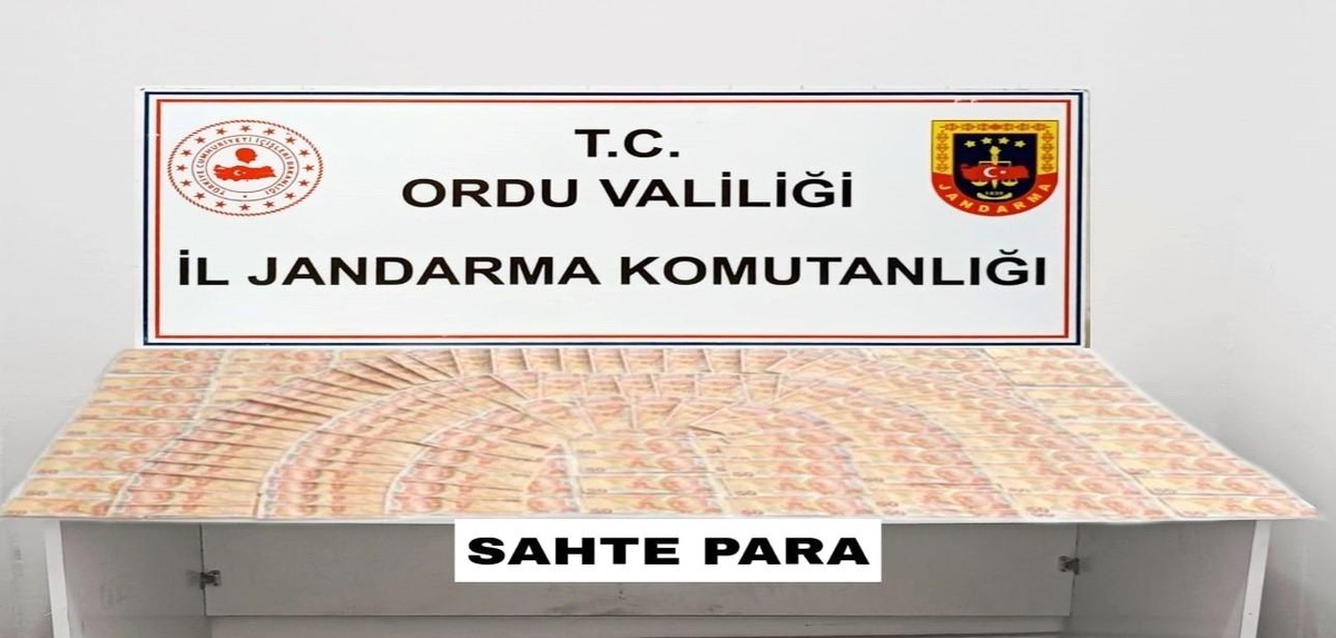 Ordu\'da 181 adet 50 TL\'lik sahte banknot ele geçirildi