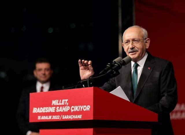 Ekrem İmamoğlu, Saraçhane'de toplanan kalabalığa seslendi: Türkiye bir yol ayrımında