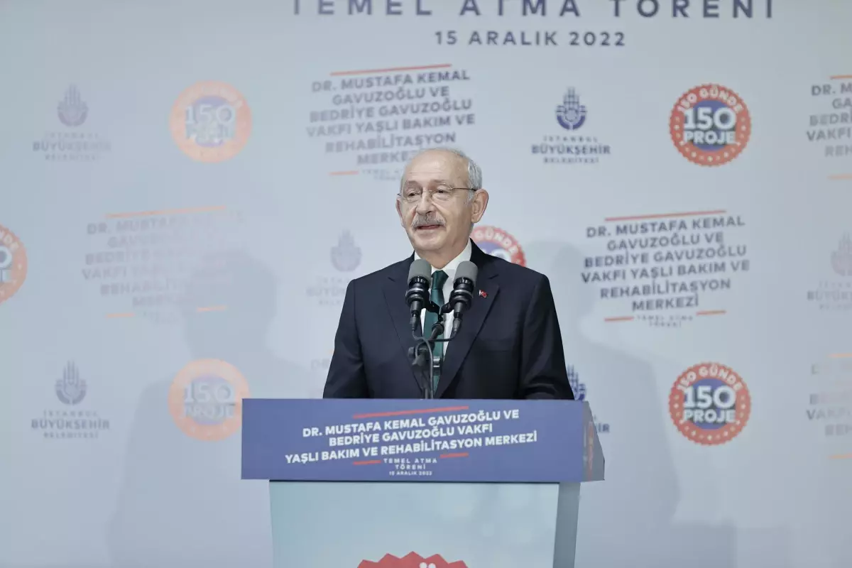 İBB, Eyüpsultan'da yaşlı bakım ve rehabilitasyon merkezinin temelini attı