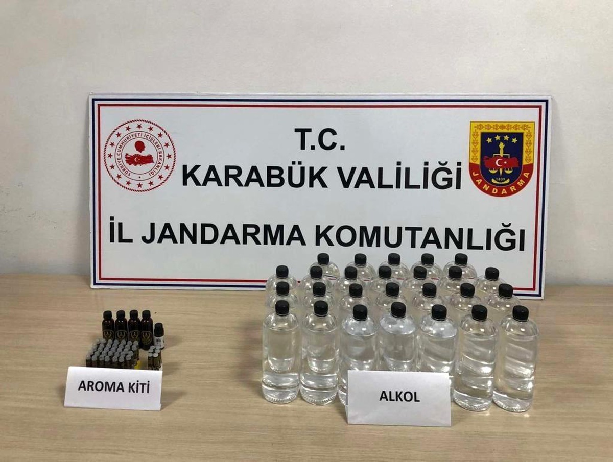 Karabük\'te 26 litre etil alkol ele geçirildi