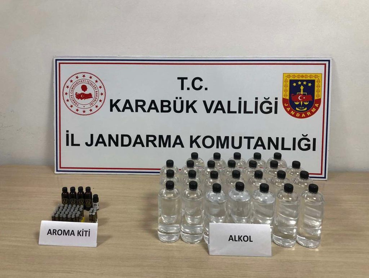 Karabük\'te sahte içki operasyonunda 1 şüpheli yakalandı