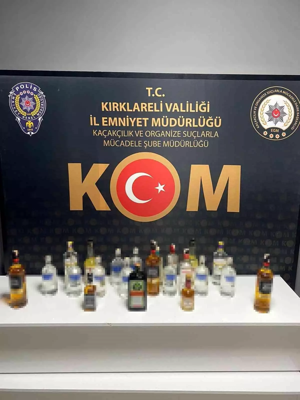 Kırklareli\'de kaçak içki denetimi