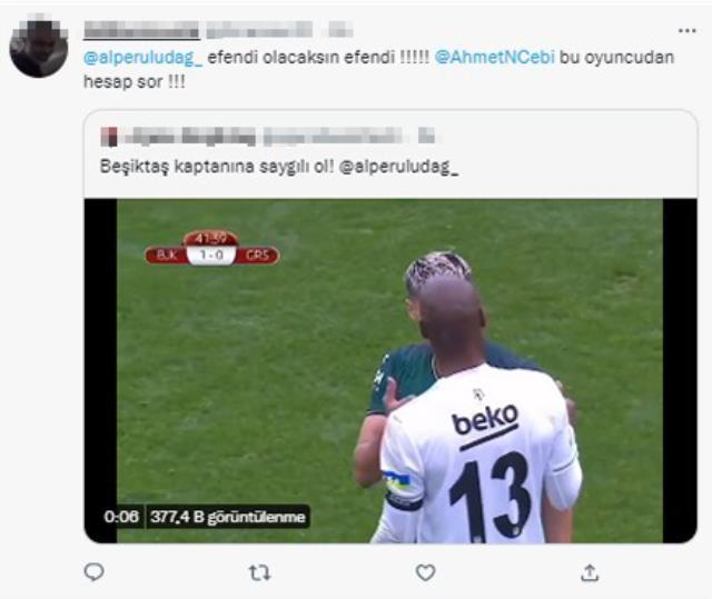 Ortalığı ayağa kaldıran hareket! Beşiktaşlılar kıyameti kopardı: Kaptana saygılı ol Alper Ortalığı ayağa kaldıran hareket! Beşiktaşlılar kıyameti kopardı: Kaptana saygılı ol Alper