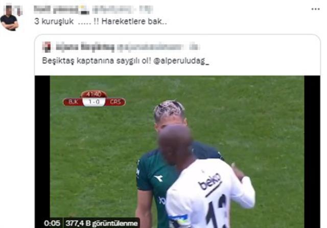 Ortalığı ayağa kaldıran hareket! Beşiktaşlılar kıyameti kopardı: Kaptana saygılı ol Alper Ortalığı ayağa kaldıran hareket! Beşiktaşlılar kıyameti kopardı: Kaptana saygılı ol Alper