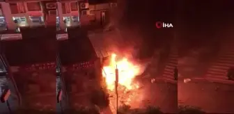 Şişli'de korkutan yangın