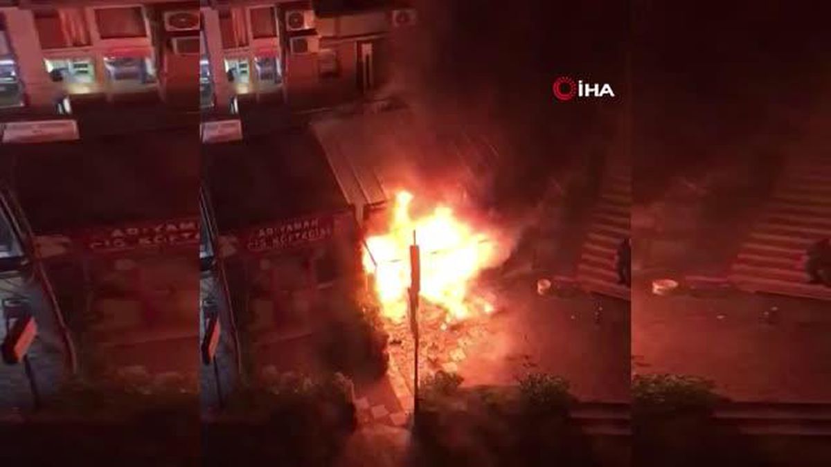 Şişli'de korkutan yangın
