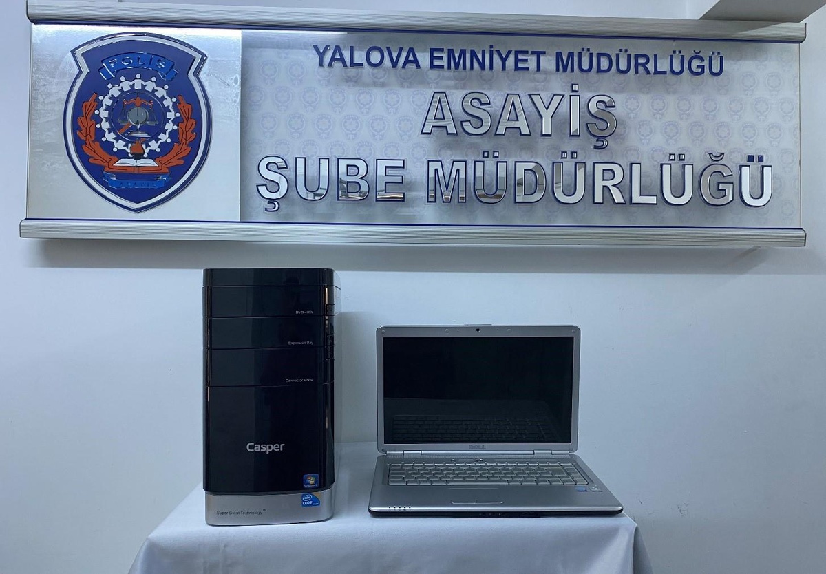 Yalova\'da bir kurumdan hırsızlık yapan 2 kişi tutuklandı