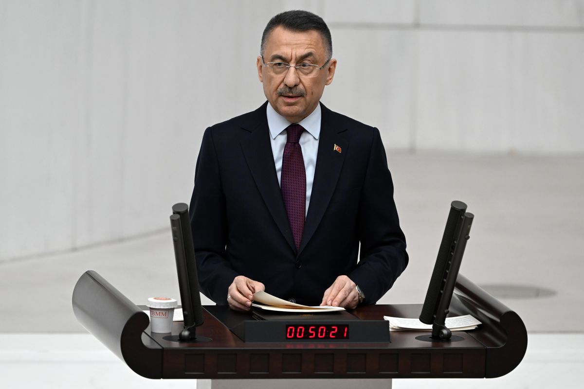 Cumhurbaşkanı Yardımcısı Oktay, 2023 yılı bütçe görüşmelerinin son gününde TBMM\'de konuştu: (1)