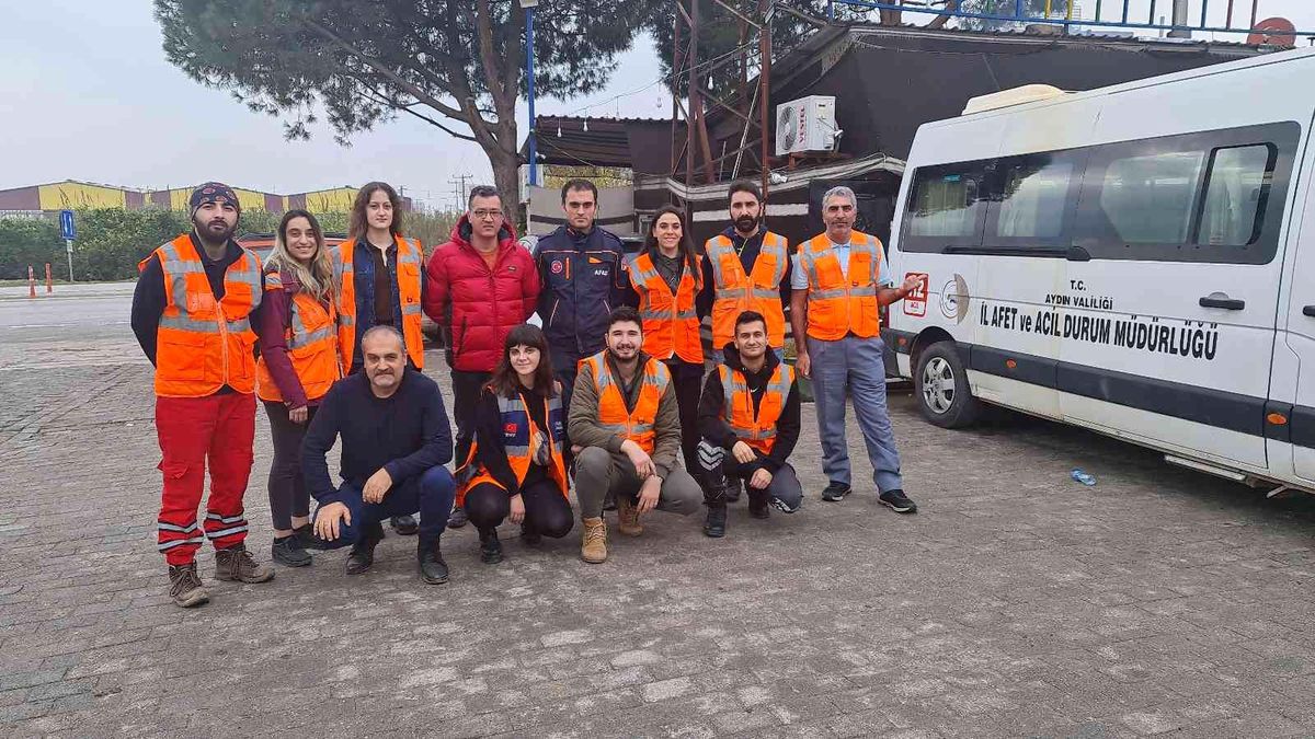 Destek AFAD Gönüllüleri Aydın\'a döndü