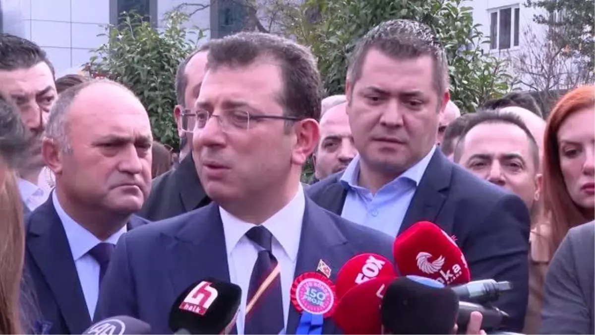 İBB Başkanı İmamoğlu: 'Umarım istinaf sürecinden geri döner'